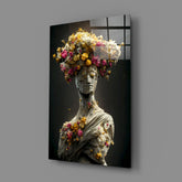 Abandoned Statue Glass Art  || Designer Collection.